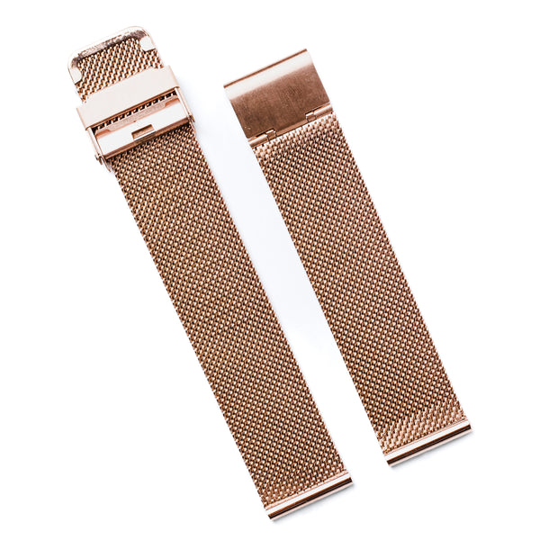 Stainless Steel Gold Mesh Strap